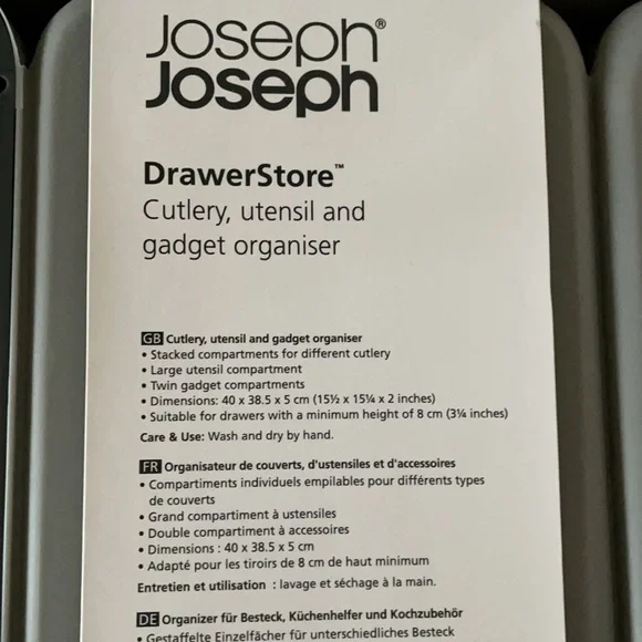 NWT Joseph Joseph drawerstore organizer - Picture 3 of 3